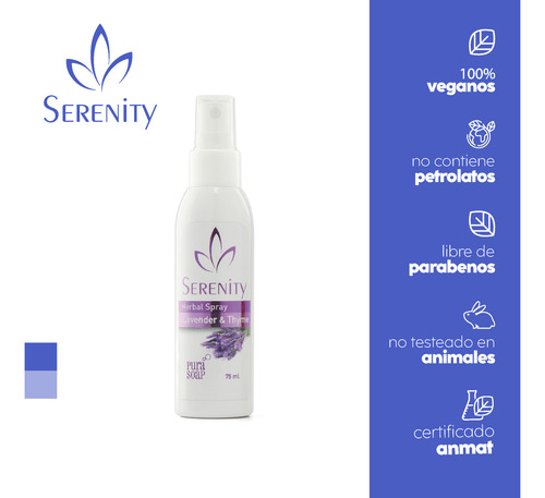 Spray con Aceite Esencial de Lavanda y Tomillo Pura Soap