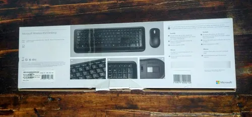 Kit Teclado Y Mouse Microsoft Wireless 850 Negro Español (Usado)