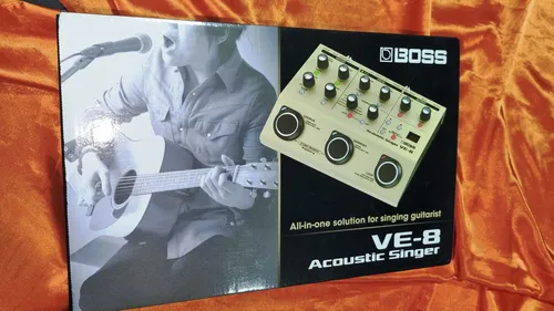 Pedaleira Boss Ve-8 Acoustic Singer Processador P/ Voz Pedaleira Boss Ve-8 Acoustic Singer Processador P/ Voz