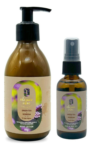 Kitdúo Té Verdeoleum Vitae Crema Y Aceite C/ Aceite Esencial