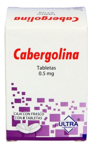 Cabergolina 0.5 Mg Con 8 Tabletas