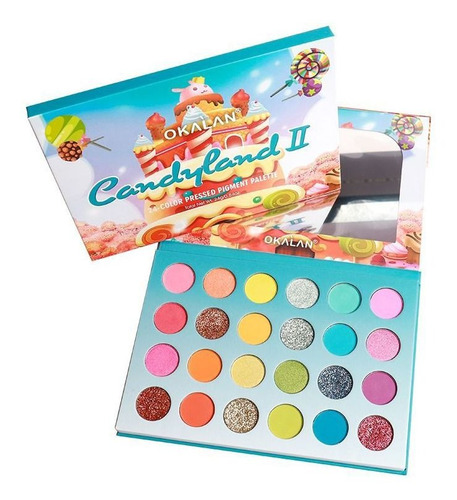 Paleta De Sombras Candyland 2 De Okalan