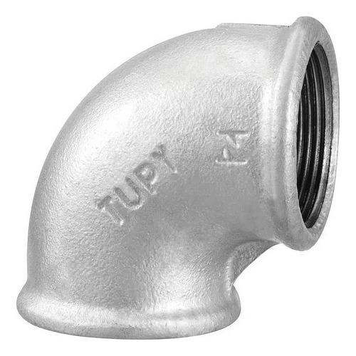 Codo de 90° galvanizado Bsp Tupy de 1 pulgada