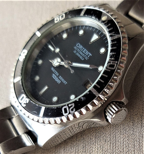 Raro Orient Diver Automático Coroa Rosca - 12x Sem Juros !!!