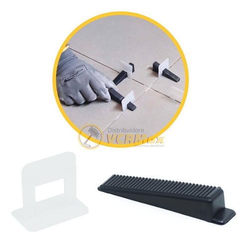 Imagen 5 de 10 de Combo Nivelador Porcelanato 300 Arcos + 150 Cuñas
