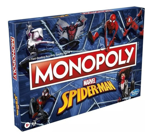 Juego De Mesa Monopoly Marvel Spiderman Hombre Araña Hasbro