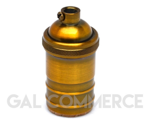 Imagen 3 de 8 de 1 Portalampara Vintage 1 Lampara Filamento Led G125 Y Cable