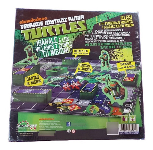 Tortugas Ninjas - Juego De Mesa - Pelea En El Callejon