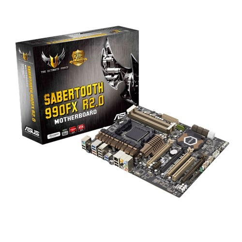 Placa-mãe Asus Am3+ Atx Sabertooth 990fx R2.0, 4xddr3, Usb