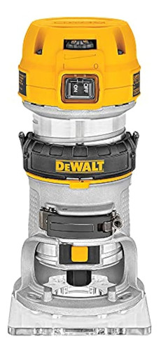 Enrutador Dewalt, Base Fija, Velocidad Variable, Par Máximo 