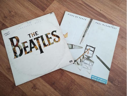 Paquete De Dos Discos Lp The Beatles, Paul Mccartney 