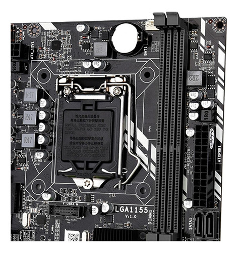 H61m Placa Base 100m Soporte De Tarjeta Lga 1155 Reemplazo