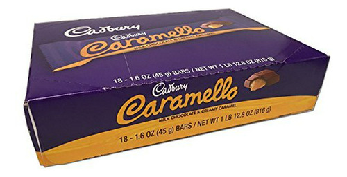 Barras De Caramelo Cadbury Caramello 1.6oz - 18ct