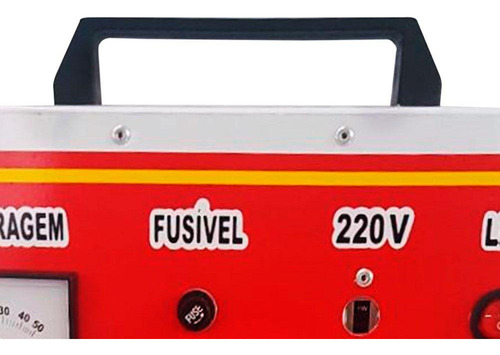Carregador De Bateria Rápido/lento 12v 50a Com Auxiliar De P