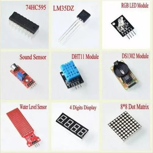 Kit De Inicio Completo Y Avanzado Compatible Arduino Uno R3
