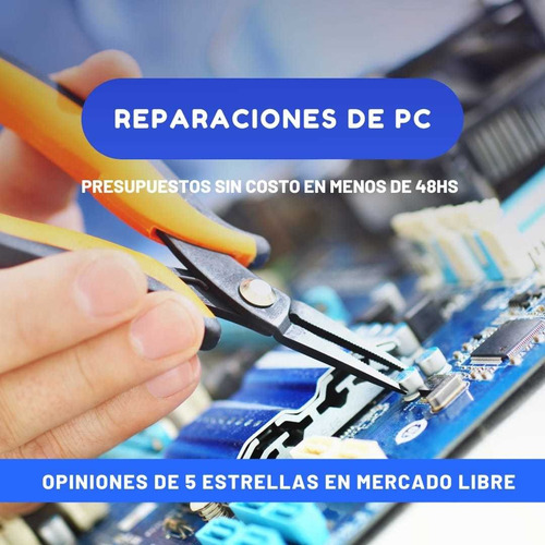 Imagen 6 de 10 de Reparación Pc Computadoras Notebooks A Domicilio O Taller