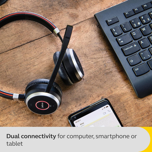 Jabra Evolve 65 Se Mono Wireless Headset - Bluetooth Head Aa