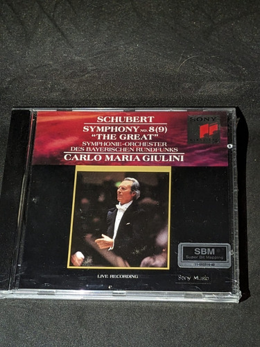 Cd Giulini Schubert Symph The Great Importado   Supercultura