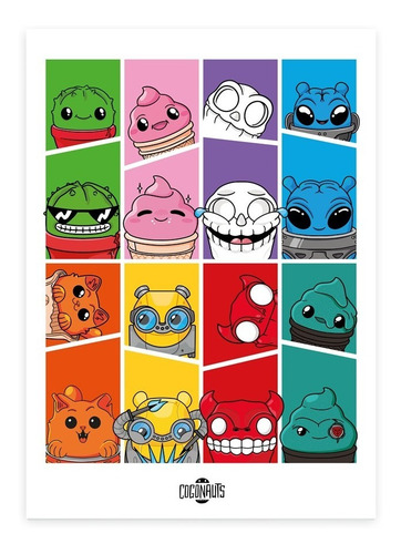 Imagen 1 de 4 de Poster Cogo Coleccionable - Cogonauts