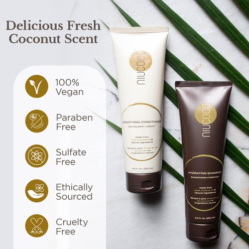 Niucoco | Shampoo E Condicionador Totalmente Natural Com Óle