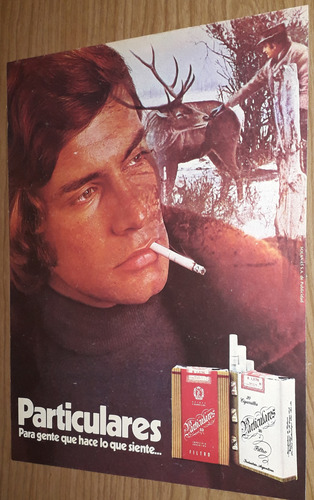 P506 Clipping Publicidad Cigarrillos Particulares Año 1974 (Usado)