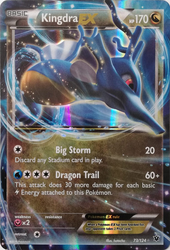 Pokémon Tcg Kindra Ex 73/124 Full Art