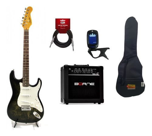 Kit Guitarra Condor Rx20 Mbd Cubo Borne Capa Afinador Cabo