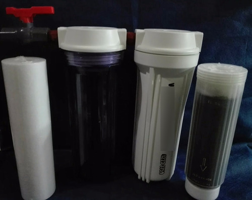 Imagen 2 de 6 de Filtro De Agua Doble Carbon Activado Y Sedimentos 1/2