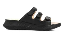 Comprar Sandalias Mujer Batistella Zuecos Tramados De Cuero Negro