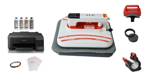 5 En 1 Tlp Sublimar Tazas Playeras Impresora Muestrario m