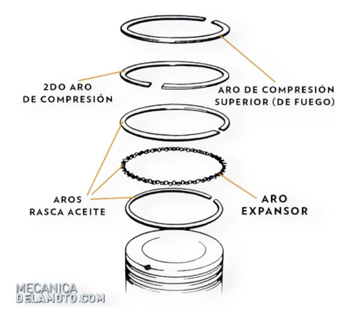 Anillos De Motor Std Fiat Grande Punto 1.4 L 4 C 16 V 07-13