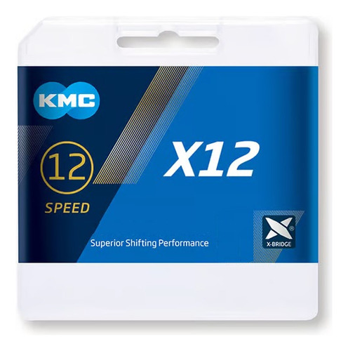 Cadena Kmc X12 12v Silver 126 Links