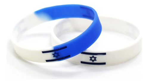 Long Tiantian 2 Uds Pulsera Con Bandera De Israel Pulseras D