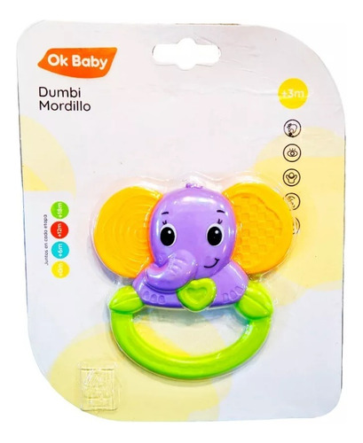 Mordillo Elefante Dumbi Ok Baby Cod Okbb0330 Loony Toys