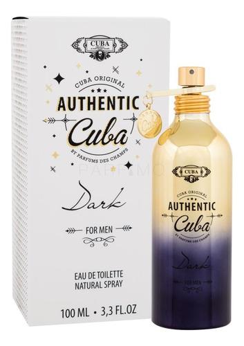 Authentic Cuba Dark For Men 100ml Nuevo, Sellado, Original !