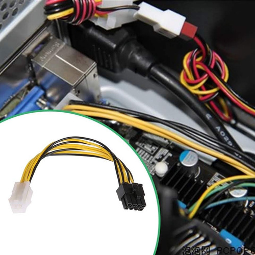 Cable De Extensión 4 Pin A 8 Pin Mainboard Tarjeta Madre