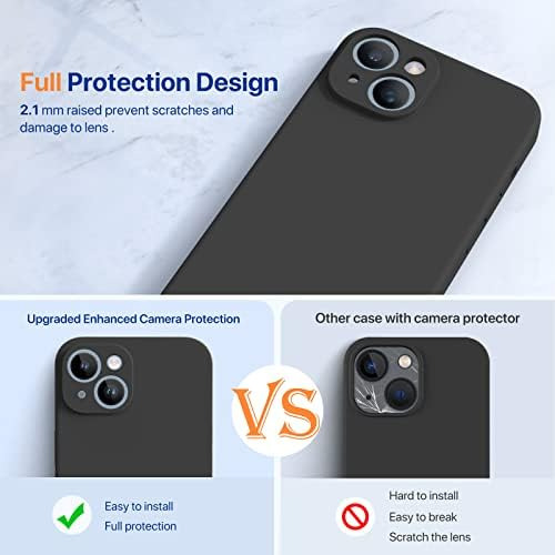 Capa Miracase Para iPhone 14 Com Capa Preta