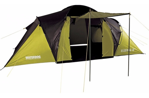 Carpa 4 Personas Con Comedor Waterdog Discovery Pro Camping