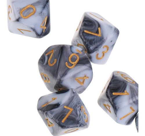 D10 Dados Dice De Diez Caras Números Para Dungeons And