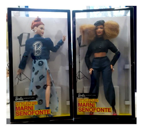2 Muñecas Barbies Signature Diseñador Marni Senofonte (Usado)