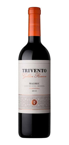 Vino Tinto Argentino Trivento Golden Reserve Malbec 750ml