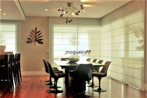 Imagem 14 de 30 de Apto Com 4 Dormitórios -suítes, Decorado E Mobiliado, À Venda, 385 M² Por R$ 7.000.000 - Campo Belo - São Paulo/sp - Ap14022