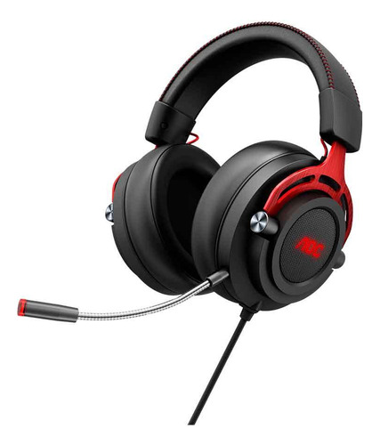 Headset Aoc Gamer Driver 50mm P3 Gh210 Preto/vermelho