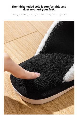 Zapatillas Cálidas De Felpa Para Interiores, Acogedoras Pant