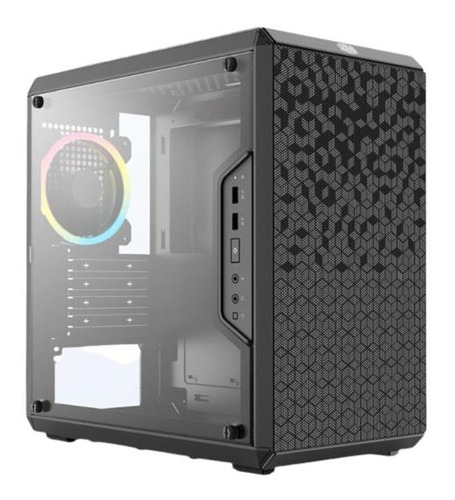 Gabinete Cm Masterbox Q300l Rainbow Tempered Glass Micro-atx