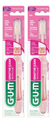 Gum Combo Cepillo Dientes Technique Deep Clean 528 Suave 2u