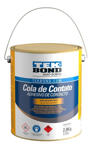 01 Cola De Contato Tek Bond 2,8kg - 522