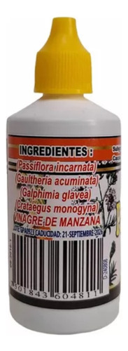 Gotas Extracto De Pasiflora Infusión 60 Ml (3 Pzas)