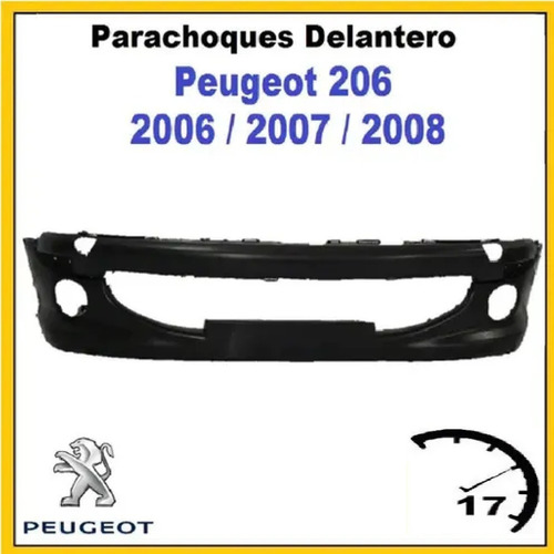 Parachoques Delantero Peugeot 206 2006 2007 2008