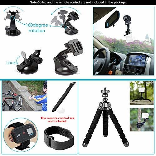 Imagen 6 de 7 de Neewer - Kit De 50 Accesorios Para Gopro Hero Session / 5 He